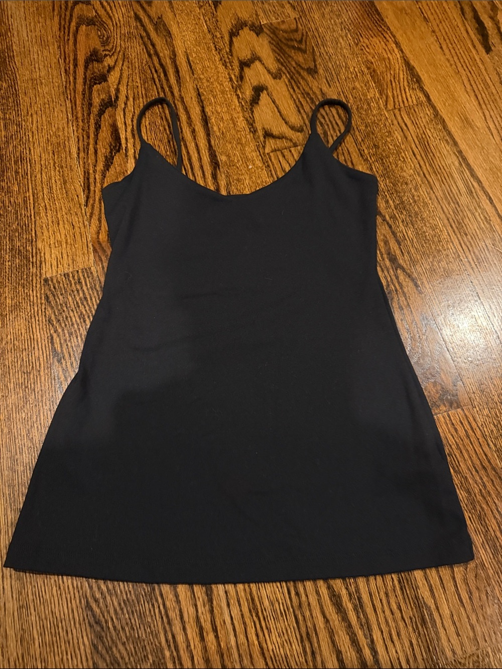 Susana Monaco Black Slim Spaghetti-Strap Camisole